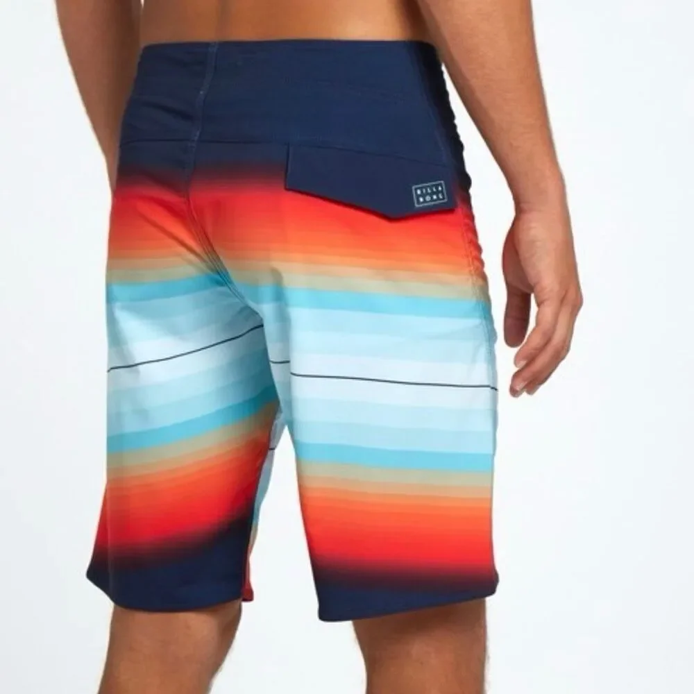 Billabong Men's 36 Multicolor Gradient Board Shorts‎ Surfing Beachwear